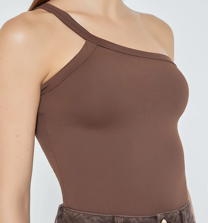 ONE SHOULDER STRAP BLOUSE