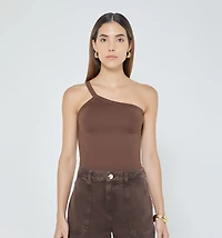 ONE SHOULDER STRAP BLOUSE