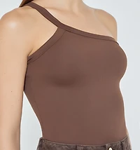 ONE SHOULDER STRAP BLOUSE