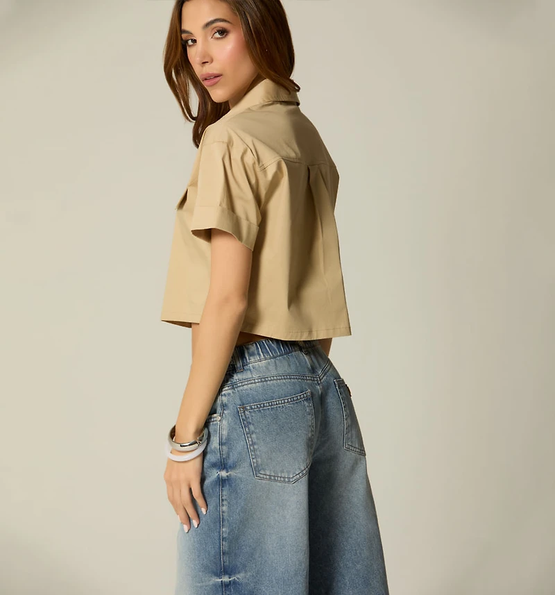 BOXY SHIRT BLOUSE