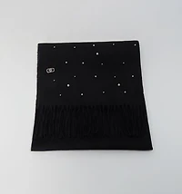 PEARL PASHMINA WITH FRINGES