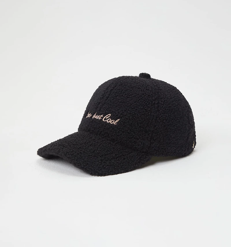 TEDDY CAP WITH LUREX EMBROIDERY