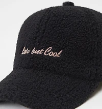 TEDDY CAP WITH LUREX EMBROIDERY