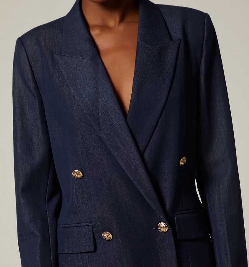 LONG SLEEVE BLAZER FOUR BUTTONS