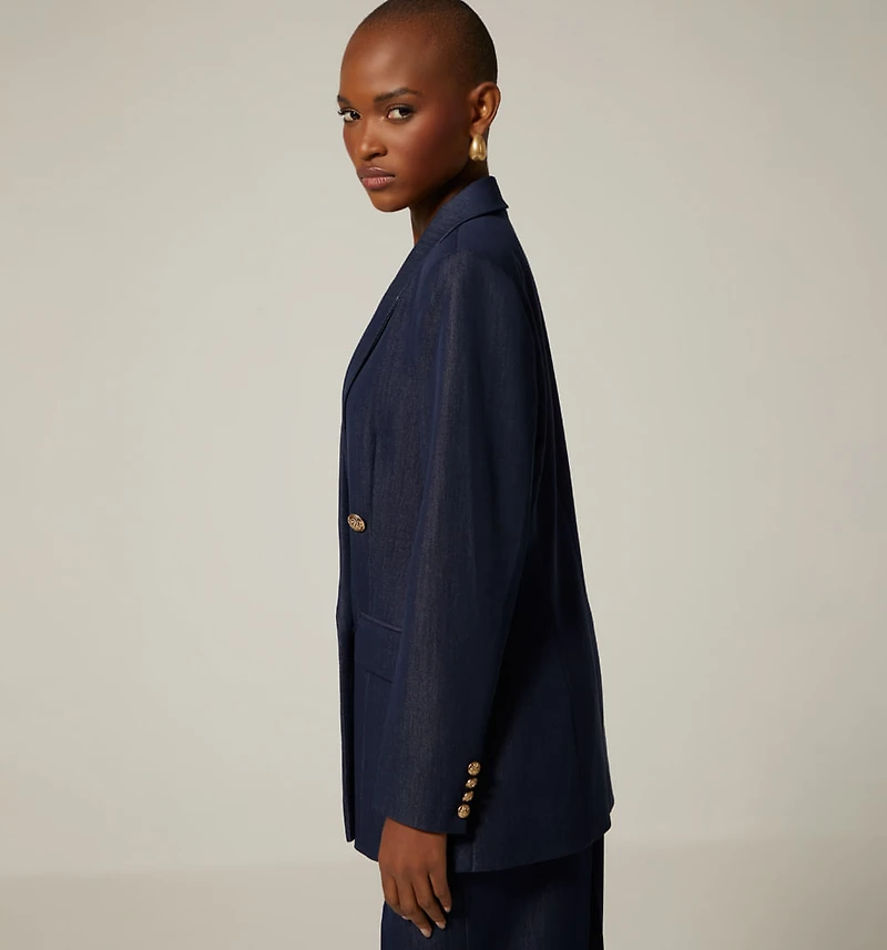 LONG SLEEVE BLAZER FOUR BUTTONS