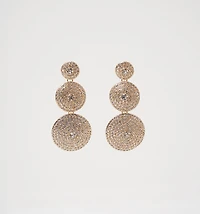 EARRING CIRCLE CRYSTALS