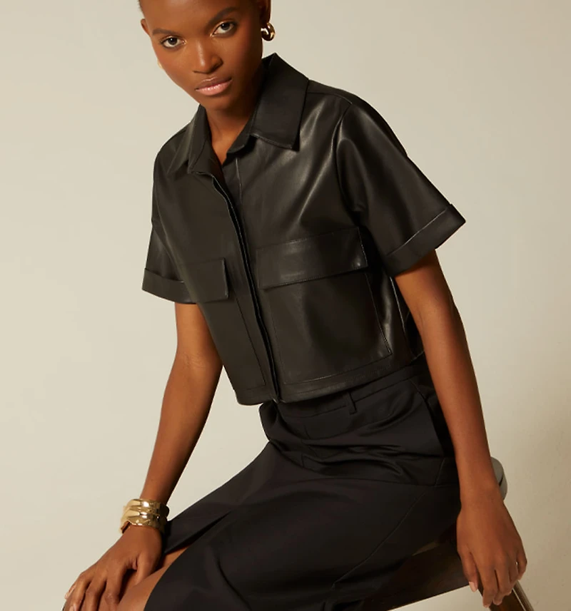 BOXY BLOUSE WITH POCKETS