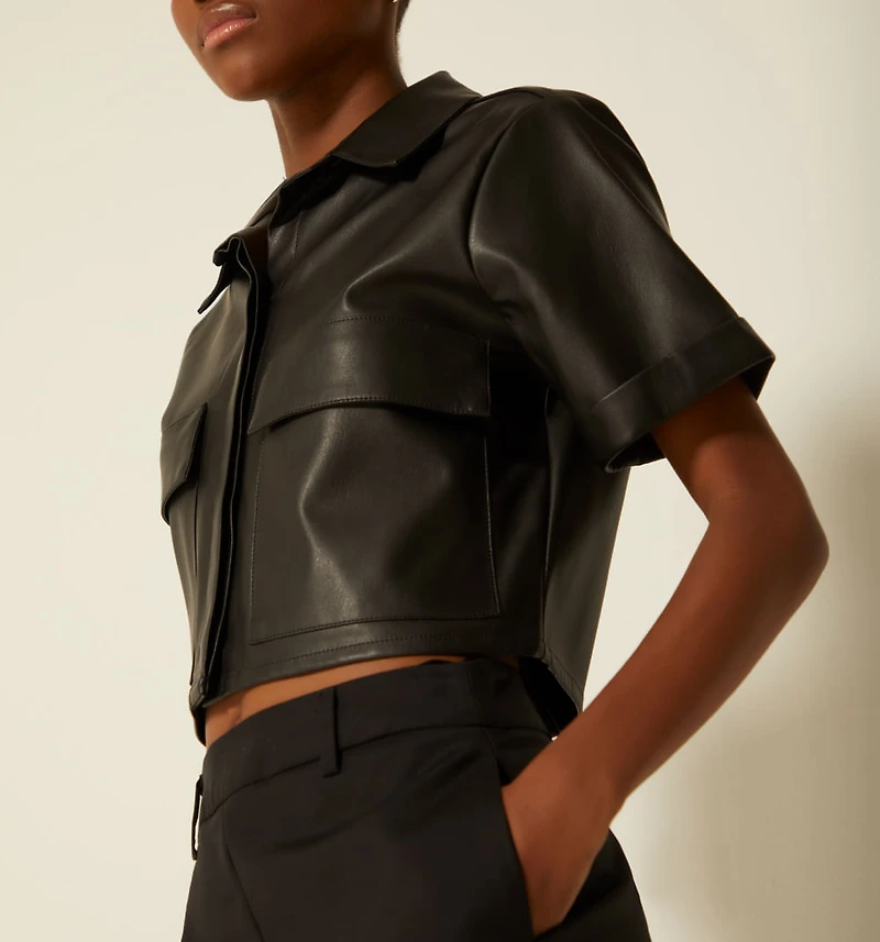 BOXY BLOUSE WITH POCKETS