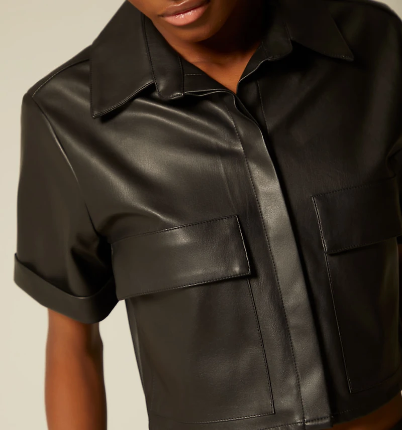 BOXY BLOUSE WITH POCKETS