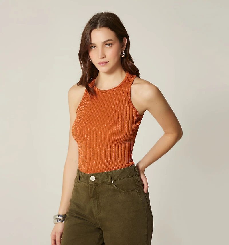 BASIC SLEEVELESS BLOUSE