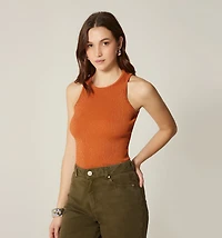 BASIC SLEEVELESS BLOUSE