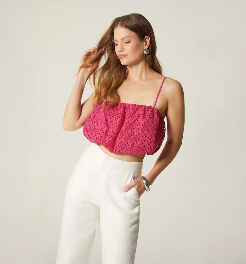 GLOBE TIE BLOUSE