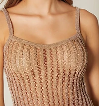 WOMEN'S OPEN-KNIT BLOUSE