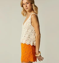 CROCHET STRAP BLOUSE