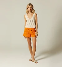 CROCHET STRAP BLOUSE