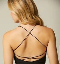 CROSS STRAP BLOUSE BACK