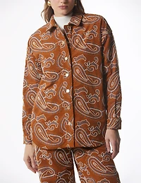 SHIRT DRESS JACQUARD CORDUROY