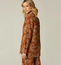 SHIRT DRESS JACQUARD CORDUROY