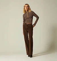 HIGH NECK SWEATER WITH ZIPPER