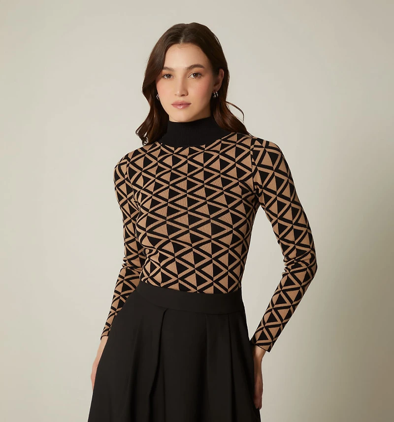 HIGH NECK SWEATER