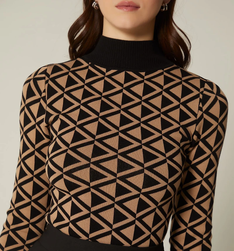 HIGH NECK SWEATER