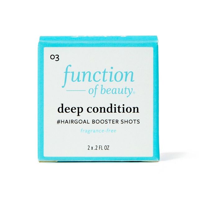 Function of Beauty Deep Condition #HairGoal Booster Shots with Apple Extract - 2pk/0.2 fl oz