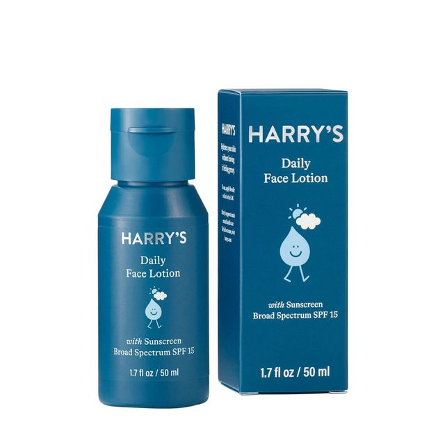 Harrys Mens Daily Face Lotion with SPF - 1.7 fl oz