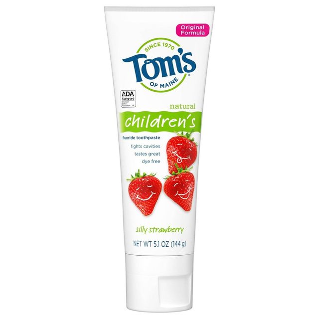 Toms of Maine Silly Strawberry Childrens Anticavity Fluoride Toothpaste - 5.1oz