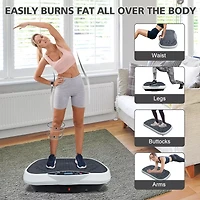 NAYSAYE Exercise Trainer Vibration Plate Fitness Platform for Home Training and Weight Loss, Gray and Black, 17.72"*12.2"*11.24" | Connecticut Post Mall NAYSAYE Exercise Trainer Vibration Plate Fitness Platform for Home Training and Weight Loss, Gray and Black, 17.72"*12.2"*11.24" | Connecticut Post Mall