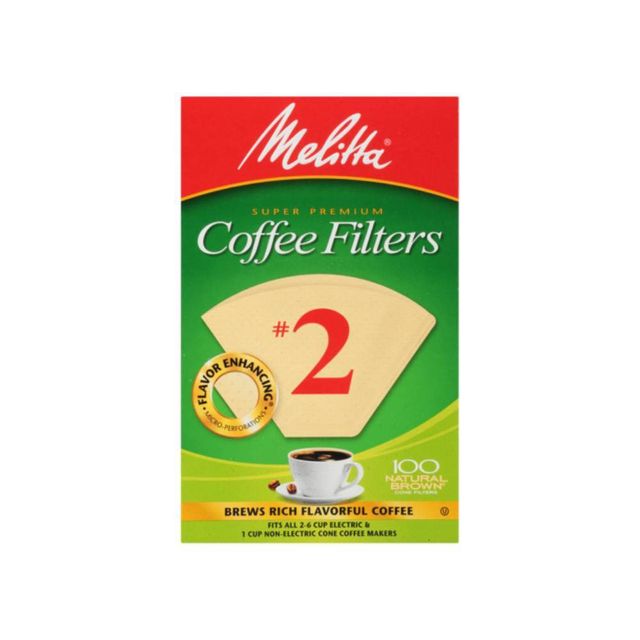 Melitta 100ct Coffee Filters - Natural Brown