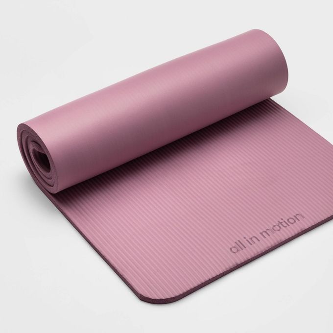 Fitness Yoga Mat 15mm Chalk Violet - All in Motion