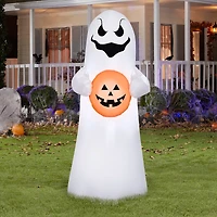 Ghost Airflowz Inflatable Gemmy Airblown Inflatable Ghost w/JOL , 4 ft Tall, Multi | Connecticut ...