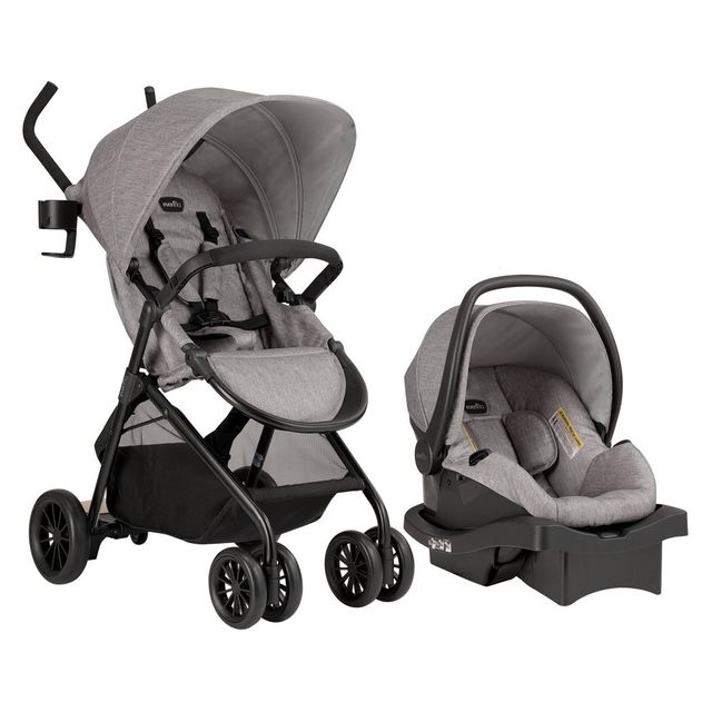 Evenflo Sibby Travel System with Stroller & Car Seat - Mineral Gray