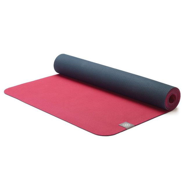 Stott Pilates Eco Yoga Mat - Maroon/Charcoal (3mm)