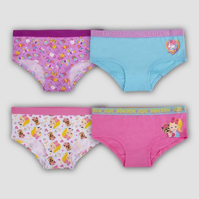 Girls JoJo Siwa 4pk Underwear