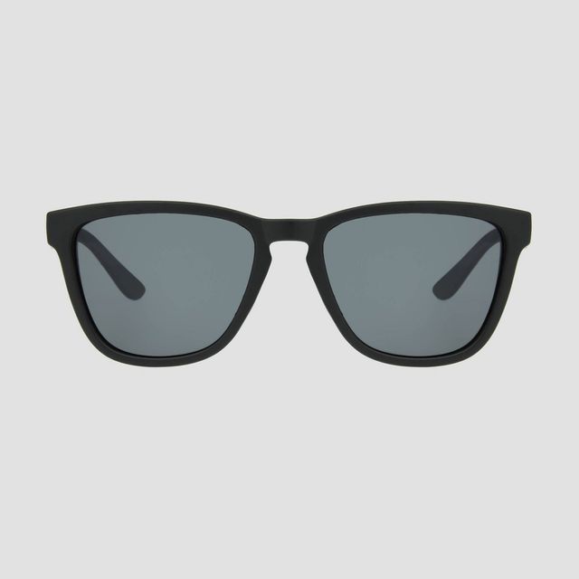 Mens Tortoise Shell Print Square Sunglasses - All in Motion Black