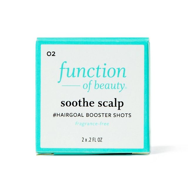 Function of Beauty Soothe Scalp #HairGoal Booster Shots with Wood Sugar - 2pk/0.2 fl oz
