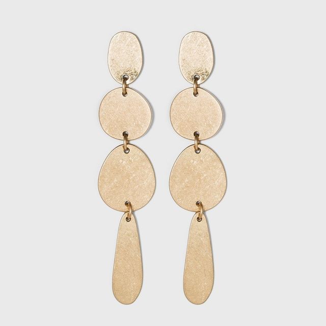 universal thread gold earrings