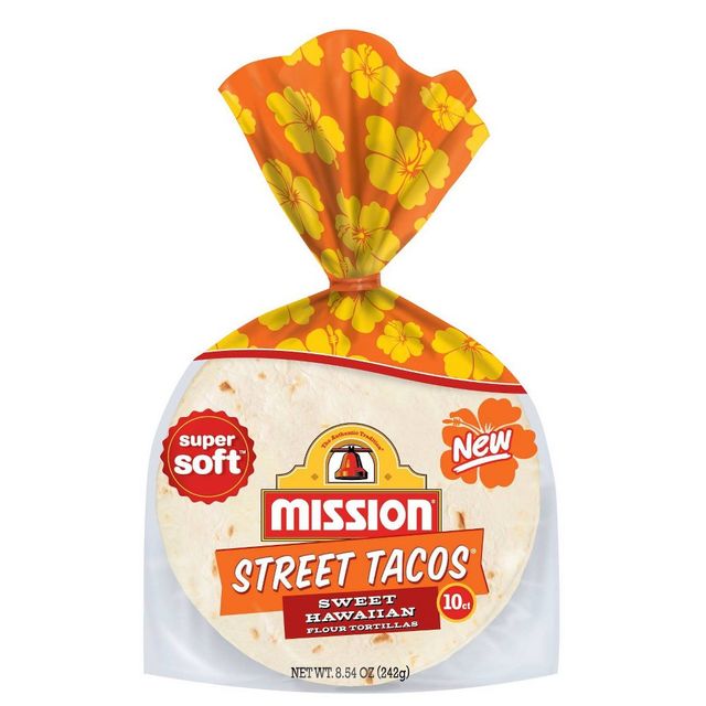 Mission Street Taco Size Hawaiian Tortillas - 8.54oz/10ct