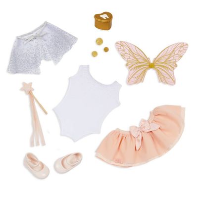 Our Generation Tooth Fairy Outfit with Wings & Star Wand Accessory for 18 Dolls