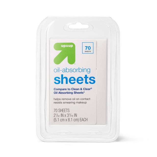 Oil Absorbing Sheets - 70ct - up & up
