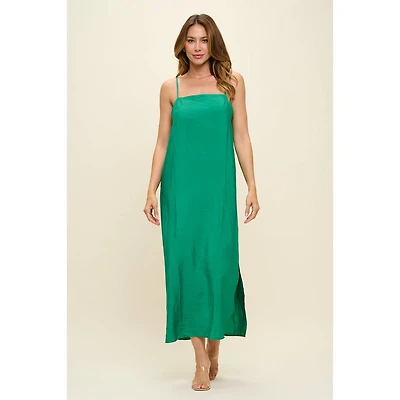 satin scoop neck midi downtown cami slip dress Express | Dresses | Satin Scoop Neck Midi Downtowncami Slip Dress