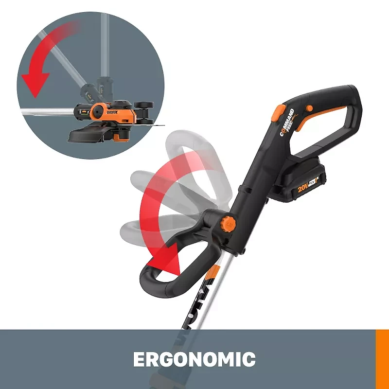 Worx WG163.10 String Trimmer and Edger - Thumbnail 2
