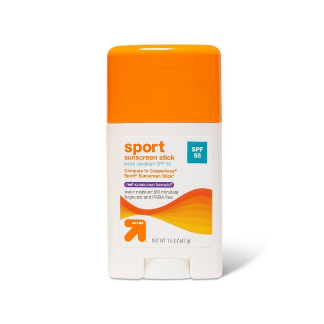 Adult Sport Sunscreen Stick - SPF 55 - 1.5oz - up & up