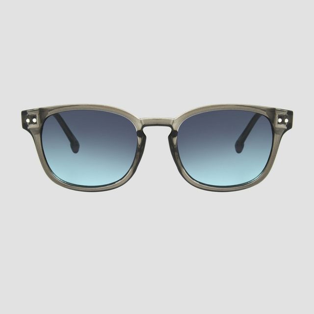 Mens Square Trend Sunglasses with Gradient Lenses - Original Use Gray