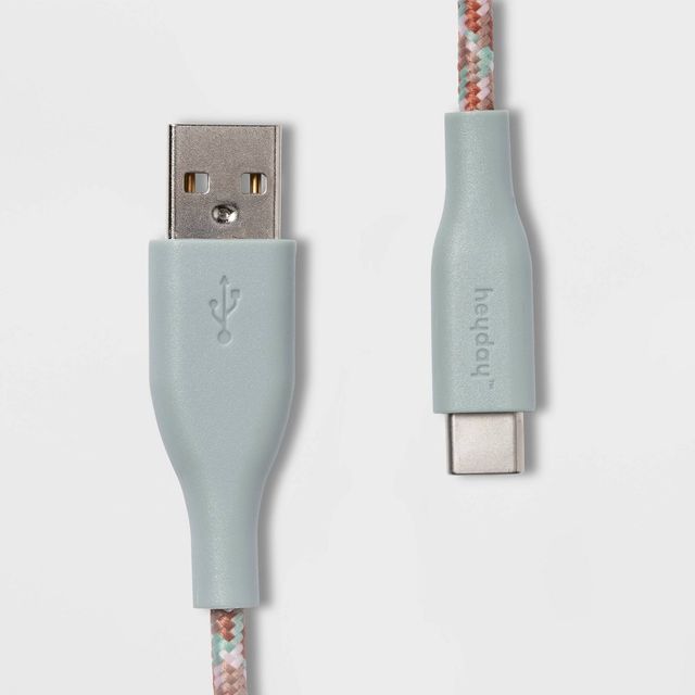 heyday 4 USB-C to USB-A Braided Cable