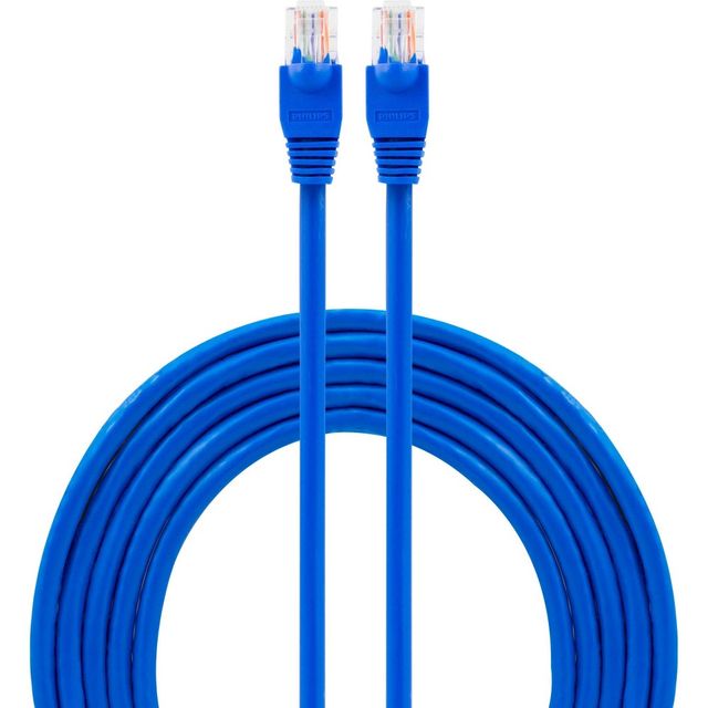 Philips 7 Cat6 Ethernet Cable - Blue