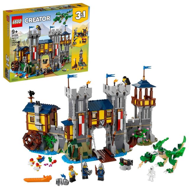 LEGO Creator 3 in 1 Medieval Castle & Dragon Set 31120 | Connecticut Post Mall
