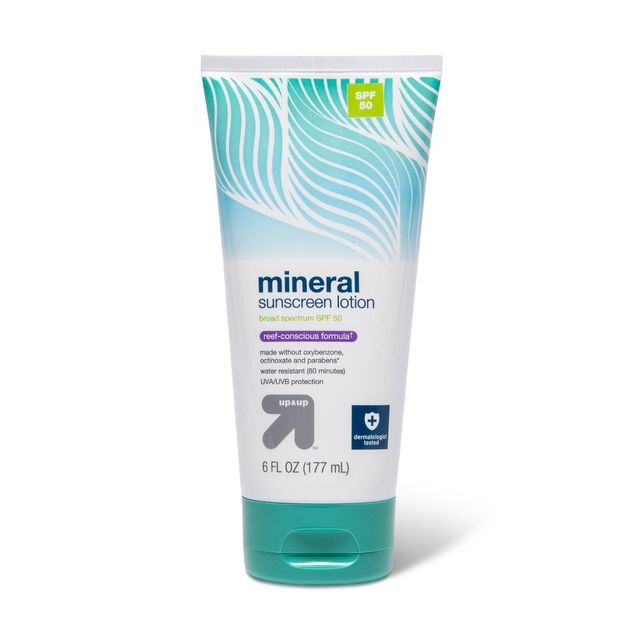 Mineral Sunscreen Lotion - SPF 50 - 6 fl oz - up & up