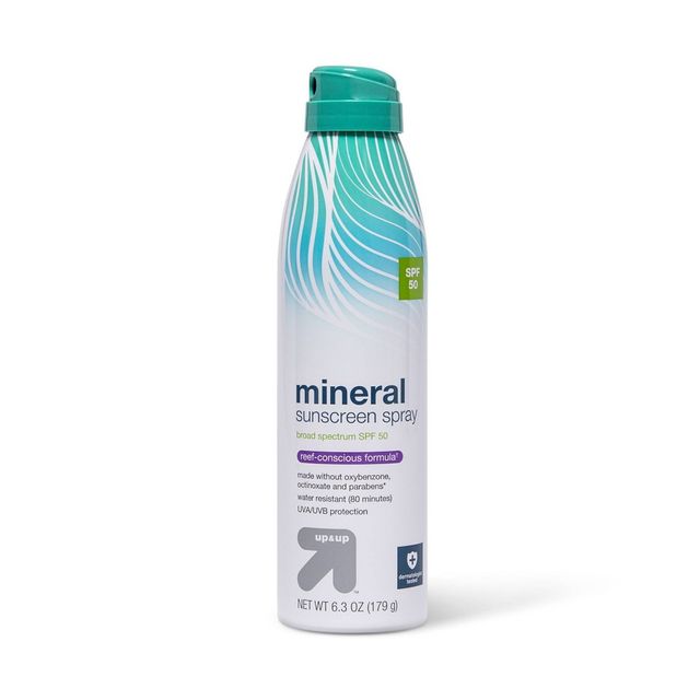 Mineral Sunscreen Spray - SPF 50 - 6.3oz - up & up